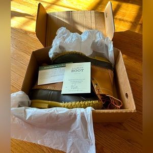Brand New LL Bean Boots, Size 8, Tan/Brown